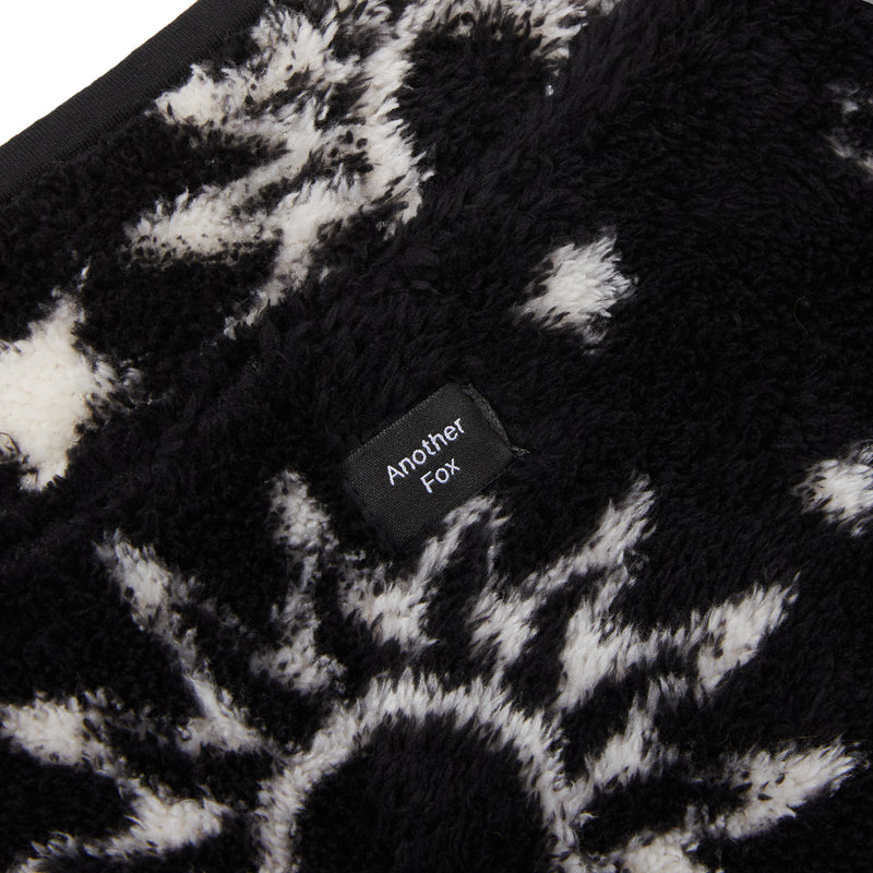 SUN MOON STAR FLUFFY KIDS FUNNEL COAT
