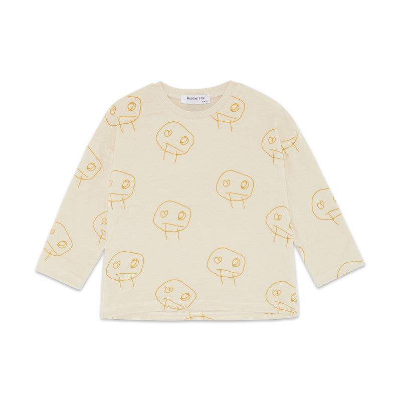 FREDS FACE LONG SLEEVE TEE