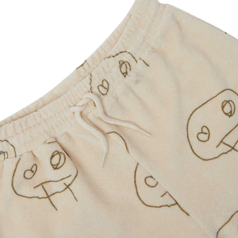 FREDS FACE TERRY TOWEL SHORTS