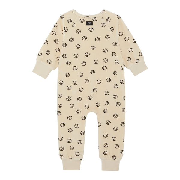 OUTLET SMILE TERRY TOWEL SLEEPSUIT