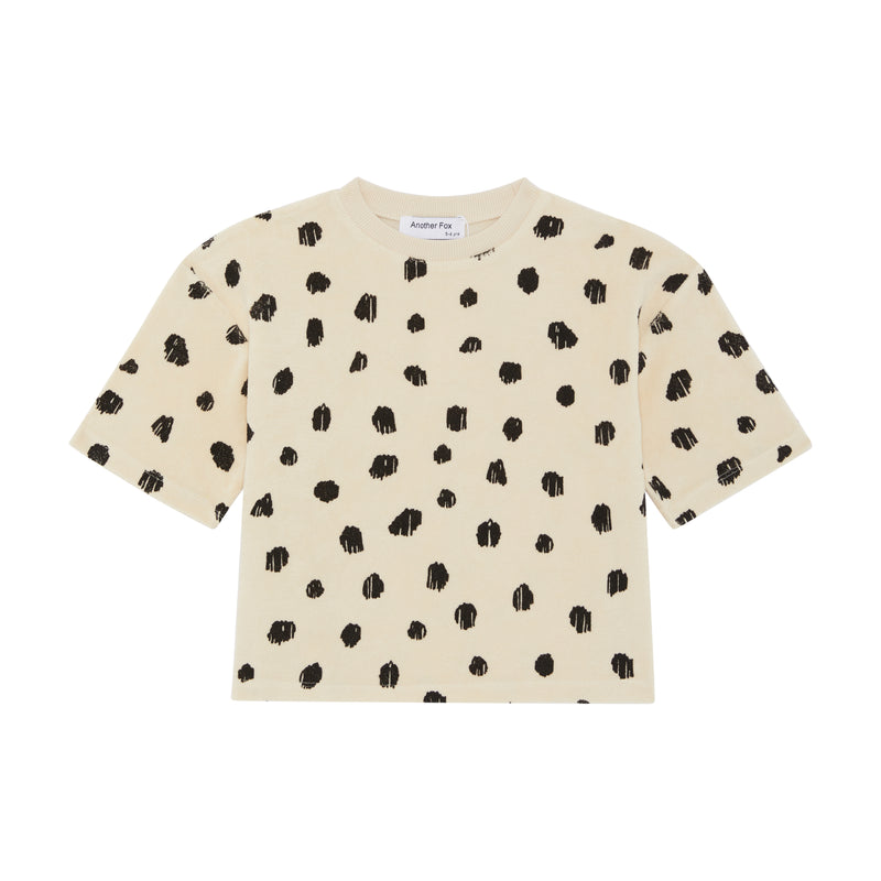 CHEETAH TERRY TOWEL TEE