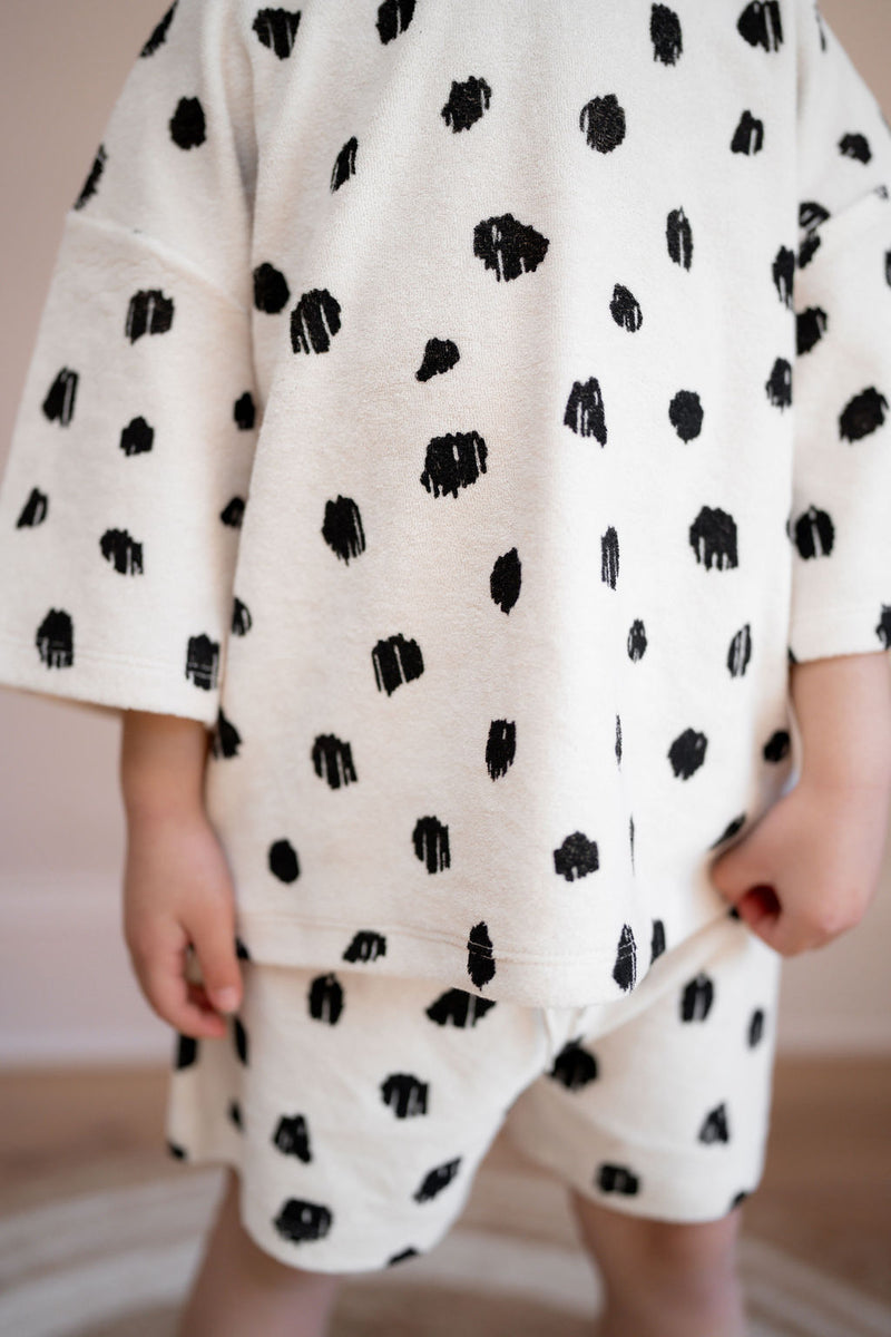 CHEETAH TERRY TOWEL TEE