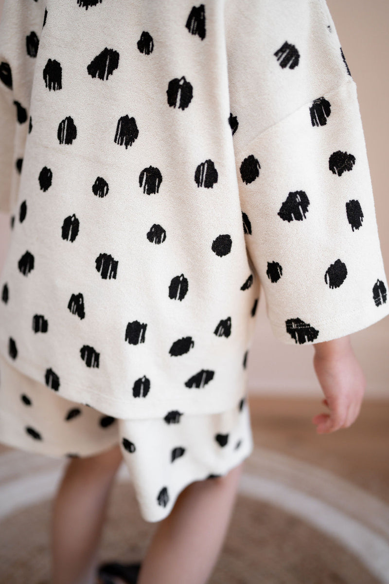 CHEETAH TERRY TOWEL TEE