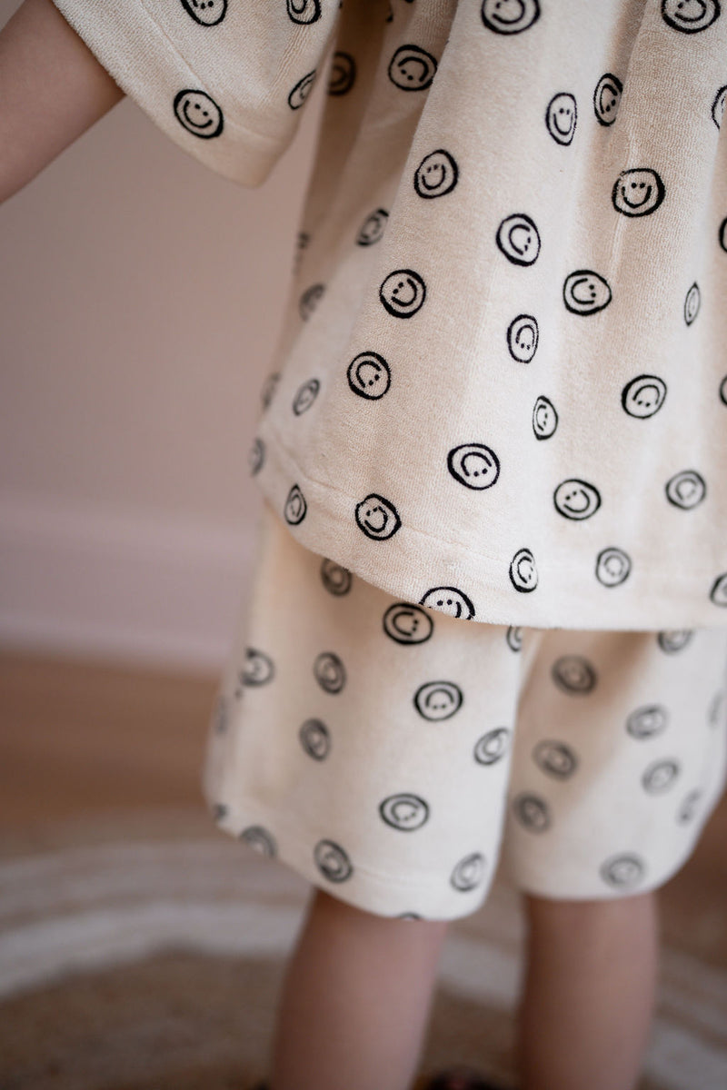 SMILE TERRY TOWEL SHORTS