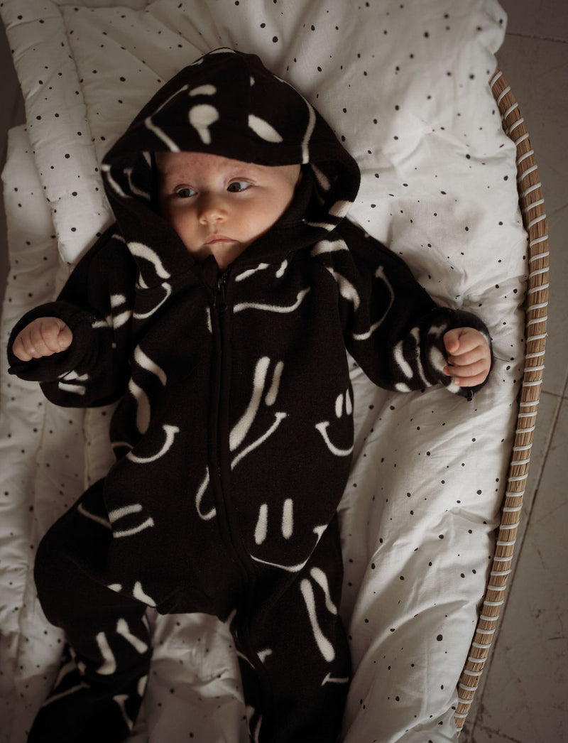 Fleece pram suit newborn baby