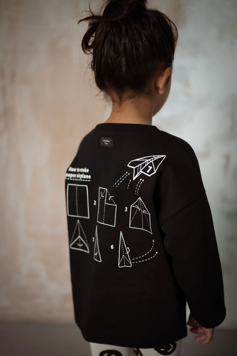 BACK PRINT LONG SLEEVE TEE
