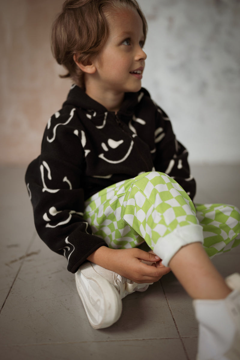 WAVY GRIN POLAR FLEECE KIDS HOODY
