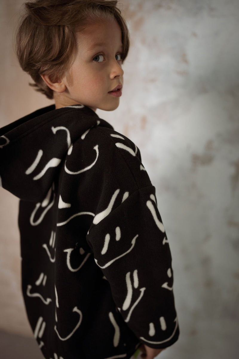 WAVY GRIN POLAR FLEECE KIDS HOODY