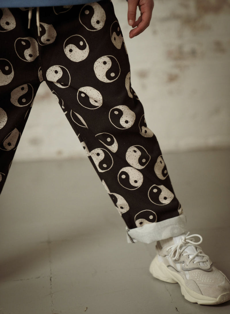 POLAR FLEECE YIN YANG KIDS PANTS