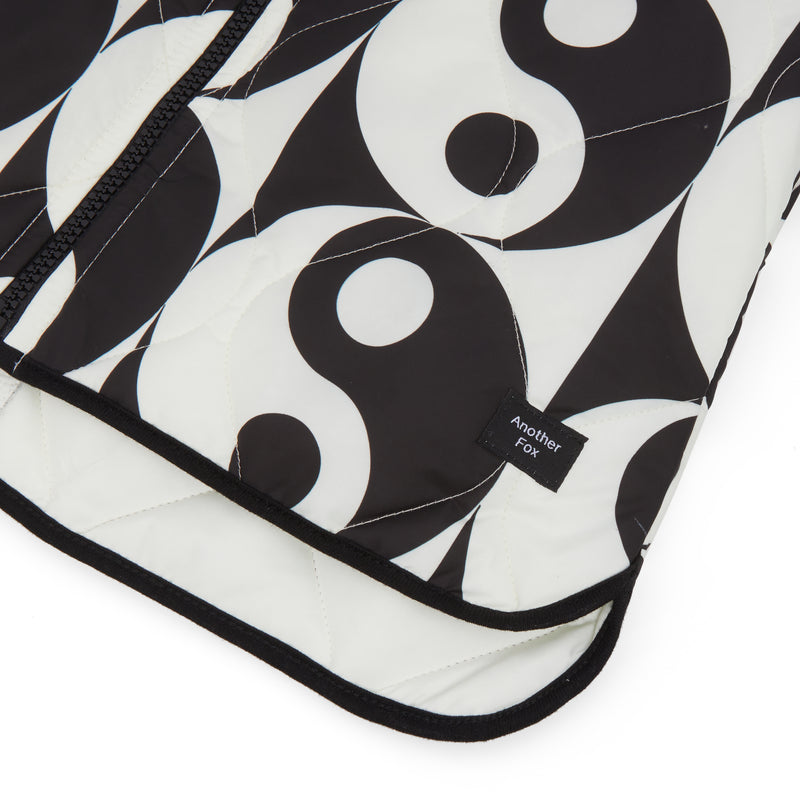 YIN YANG QUILTED KIDS COAT