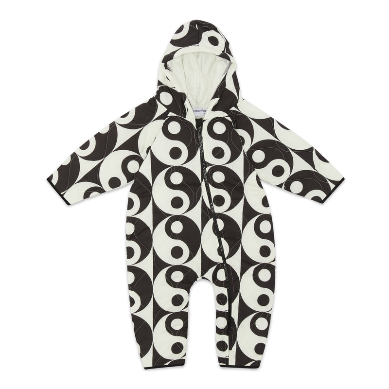 YIN YANG QUILT BABY PRAMSUIT