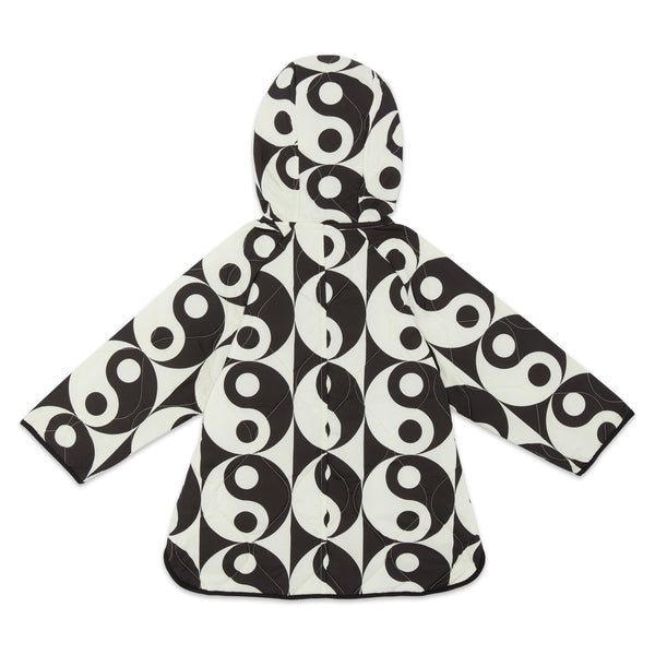 YIN YANG QUILTED KIDS COAT