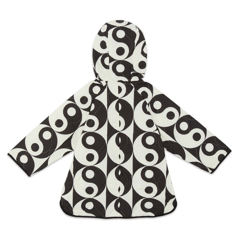 YIN YANG QUILTED KIDS COAT