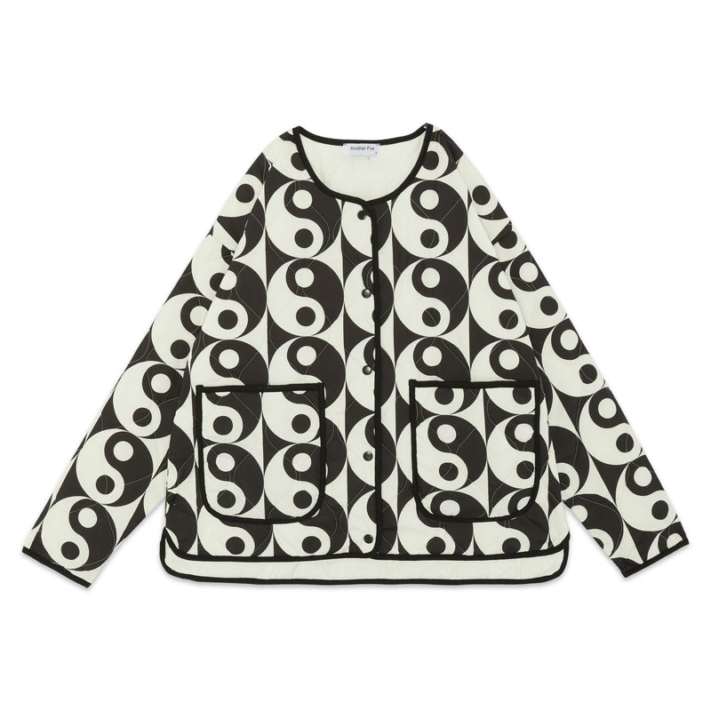 YIN YANG QUILTED WOMENS COAT
