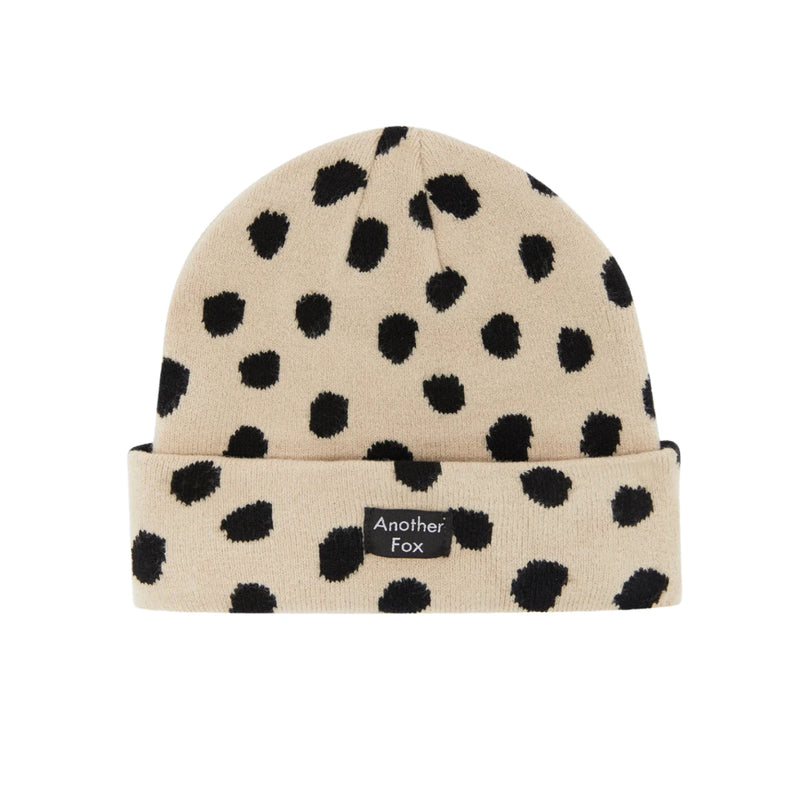 CHEETAH SPOT ADULT KNIT BEANIE