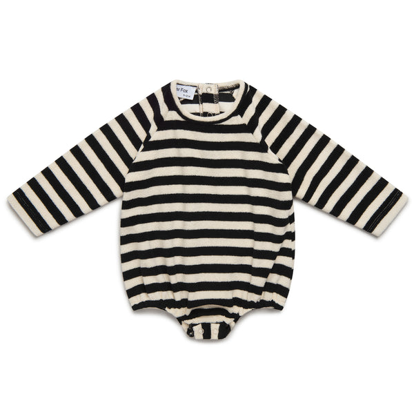 STRIPE TERRY TOWEL BODYSUIT