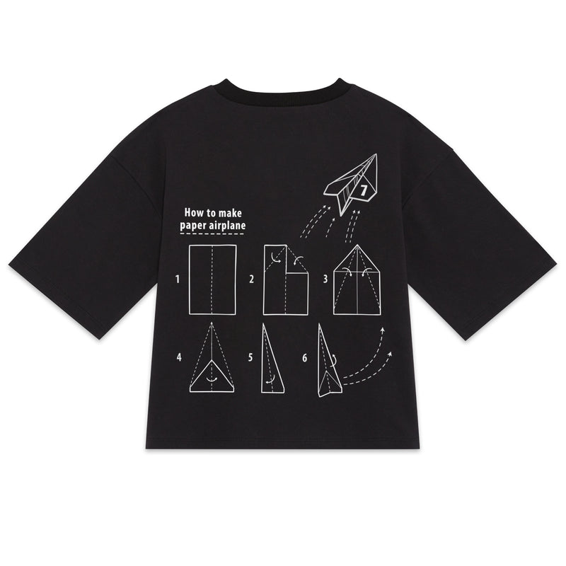 BACK PRINT LONG SLEEVE TEE