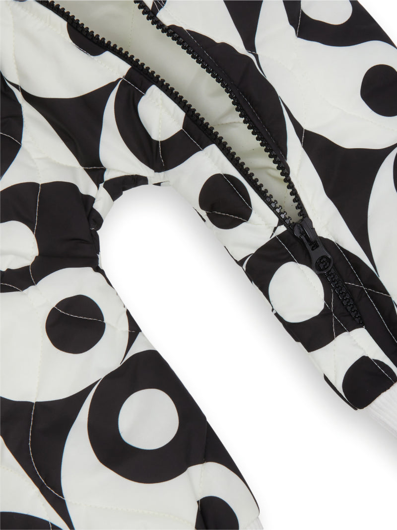 YIN YANG QUILT BABY PRAMSUIT